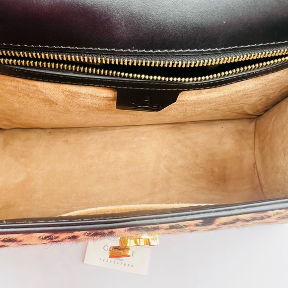 Gucci Sylvie Medium Calf Hair Bag with Certificate of Authenticity (CoA) - Picture 6 of 16